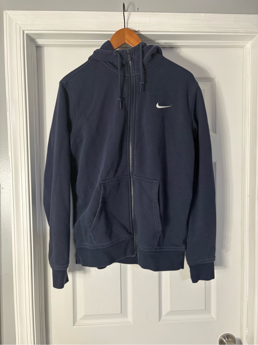Nike Men’s Dark Navy Full-Zip Hooded Sweatshirt